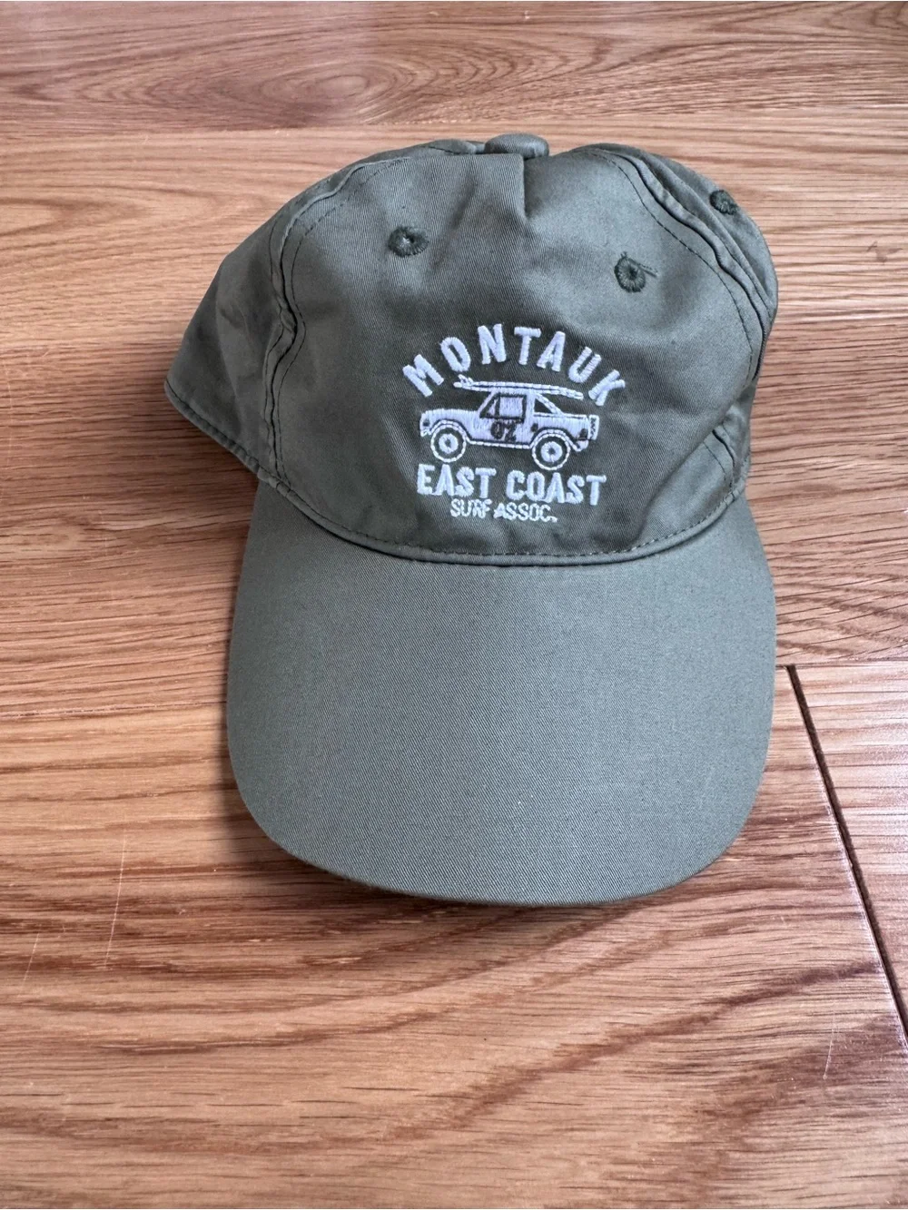 Janie and Jack Olive Green 'Montauk East Coast' Kids Baseball Cap